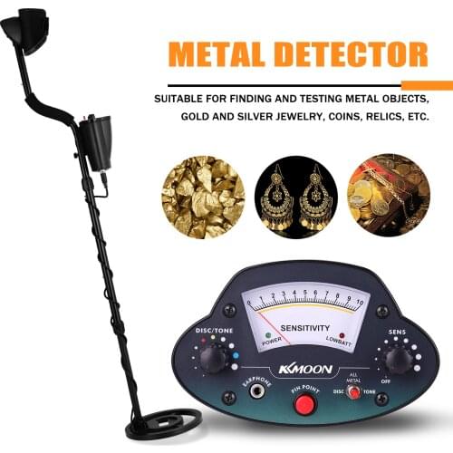 KKmoon MD-5070 Metal Detector Pinpointer 8.7 Inch Waterproof Underground Gold Treasure Detector Handheld Depth Metal Detector