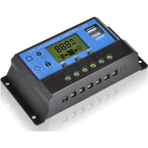 Leyu OPL Solar Charge Controller series 12 24V auto select 10A 20A 30A LCD Display USB Charge Battery