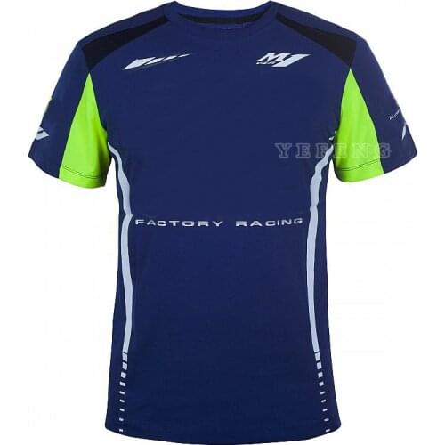 Summer Motorcycle For Yamaha Quick dry Breathable Men Blue Green T Shirt Ractory Racing Team Motocross Clothing Riding T-Shirt