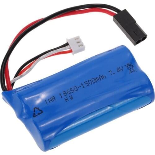 EBOYU(TM) SUBOTECH 7.4V 1500mAh Lipo Battery with USB Charger for SUBOTECH BG1506 BG1507 BG1513B RC Car