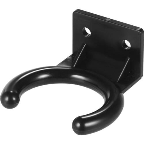 Wireless Microphone Hanger Mic Wall Mount Holder Hook Clamp Plastic Material Black