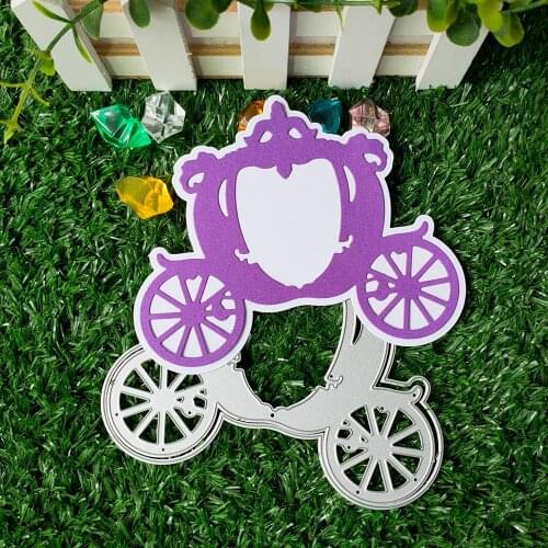 New princess carriage Metal Cutting Dies Decorative Scrapbooking Steel Craft Die Cut Embossing Paper Cards Stencils