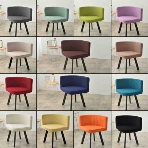 Nordic Triangle Chair Cover Stool Seat Cover Polar Fleece Elastic Washable Coffee Club Hotel Home Dining Chair Covers Fashion