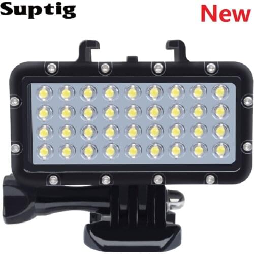 Underwater Light Diving waterproof LED light+Battery For GoPro Hero 5 6 7 8 Session 5 Xiaomi Yi 4K Lite Mijia sjcam SJ6/7/8/9 H9