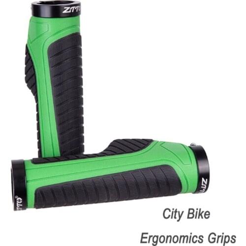 ZTTO Ergonomics Grips Lockable Handle Grip Anti Slip For Folding Bike Handlebar 22.2mm AG42 1Pair For City Bike Cycling