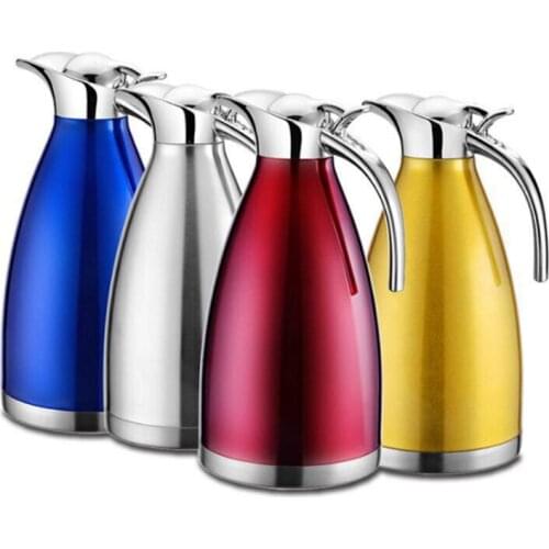 2 L Stainless Steel Kettle Thermos Household Kettle Thermos 304 Coffee Pot Practical Custom Logo 24 hours Long-term insulation