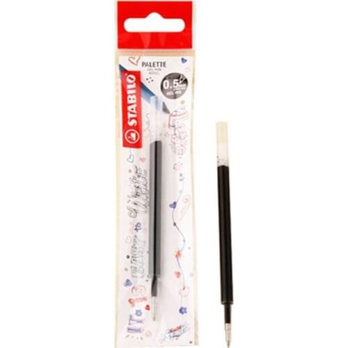 4pcs Stabilo 268 Gel Pen Refills Black Ink Refill Stationery School Office Supplies Ballpoint Pen Refill 0.5mm Rollerball Nib
