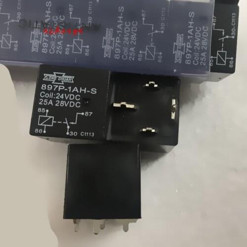 897P-1AH-S 24VDC 25A 28VDC 4 foot relay