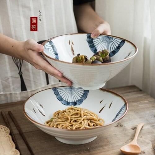 ANTOWALL Japanese Style Creative Noodle Bowl Big Ramen Bowl Restaurant Bowl Wholesale Soup Bowl