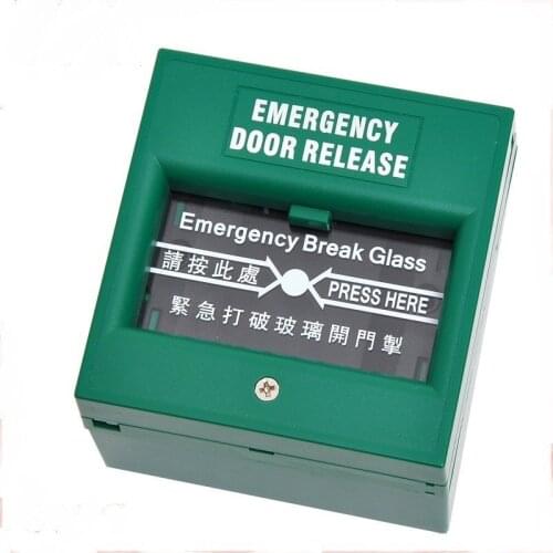 Emergency Switch Exit Button Door Release Glass Break Alarm Button For Access Control System