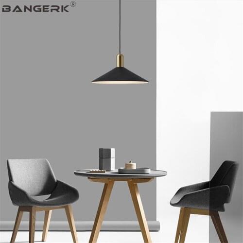 BANGERK American Vintage LED Pendant Light Loft Iron Single Head Retro Hanging Lamp Home Decor Indoor Lighting Droplight