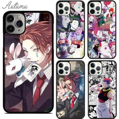 Hisoka Anime Hunter X hunter Phone Case for iPhone 11 12 Pro Max mini X XR XS SE 2020 5 6S 7 8 Plus Galaxy S8 S9 S10 Cover shell