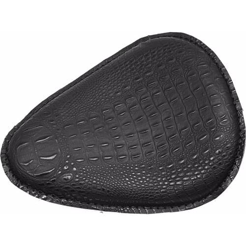 Motorcycle Black Leather SOLO Seat Pan Cover Frame Fit For Harley Sportster XL Bobber Chopper Custom