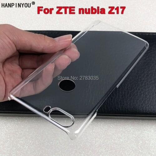 For ZTE nubia Z17 5.5" Glossy Snap Phone Case Crystal Invisible Hard PC Cover Clear Protect Back Shell