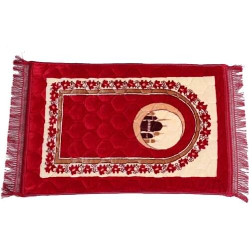 Islam Prayer Mat Rug Carpet with Tassel Muslim Mats Rugs Braided Blanket arabic sejadah Islamic tapis de priere gebedskleed