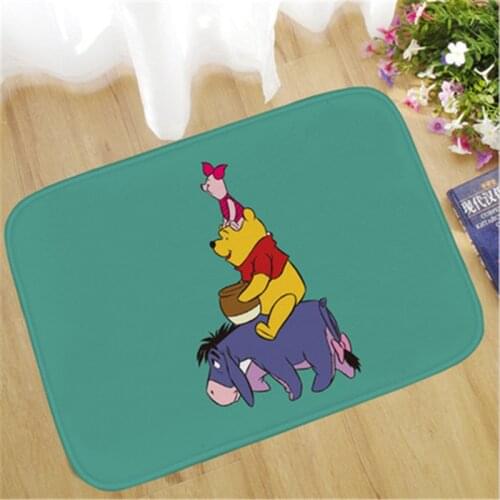 Disney Multi-size Print Doormats Rectangle Non-Slip Door Mat Bedroom Kitchen Entrance Print Door Mats Kids Playmat Kids Rug