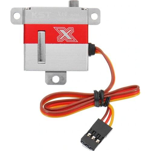 KST X10 MINI Torque 10kg Micro Digital Metal Gear Glider Servo Motor For Fixed Wing UAV Helicopter Airplane RC Model