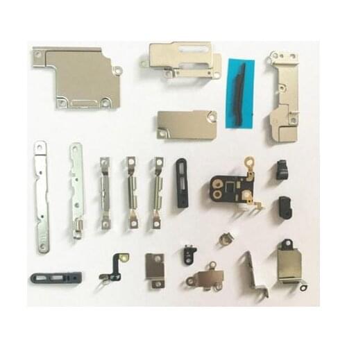 50set/lot Metal Set for iPhone 6s 4.7" Earpiece LCD Battery Bracket Back Housing Metal Plate Motherboard Small Parts Set