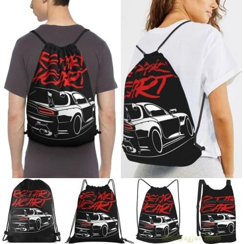 Men Sackpack Strap Bags Mazda Rx-7 Fd3S Women Purpose Drawstring Backpacks Outdoor Travel Backpacks For Gym Training Fitness Bag