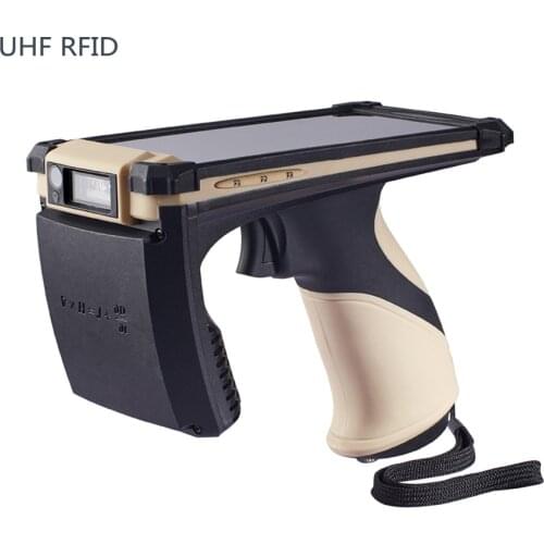 PDA Kcosit-50 UHF RFID Reader Long Range Handheld Terminal with Pistol Grip 2D Laser Barcode Android 6.0 Scanner Rugged 6000mAH
