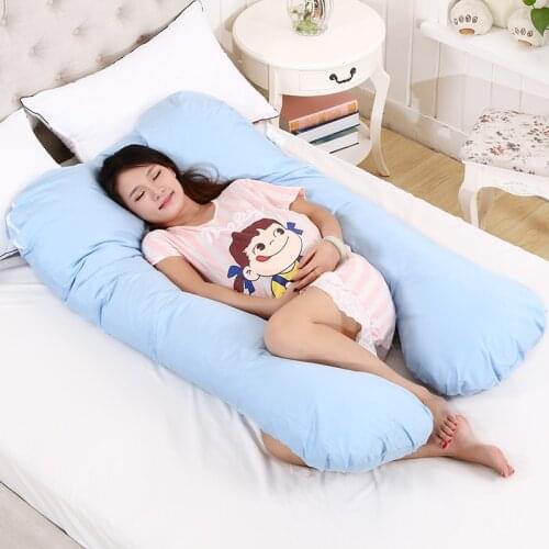 130*70CM Sleeping Pillow for Pregnant Women Pregnancy U Shape Pillows Baby Pregnant Women Nursing Pillow Waist Support Cushion