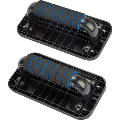 PUSH UP BARS STAND FOAM HANDLES HOME GYM FITNESS EXERCISE CHEST PRESS PULL