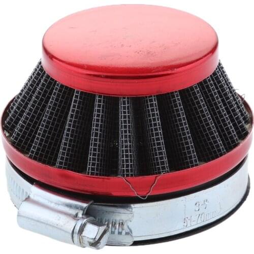 Air Filter Red 58mm 60mm for MiniMoto Water Liquid Cooled Racing Bike
