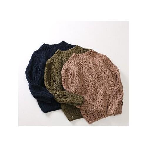 High quality round neck Warm Autumn Winter Boys Sweaters Children Knitted Clothes Kids Home New Arrival