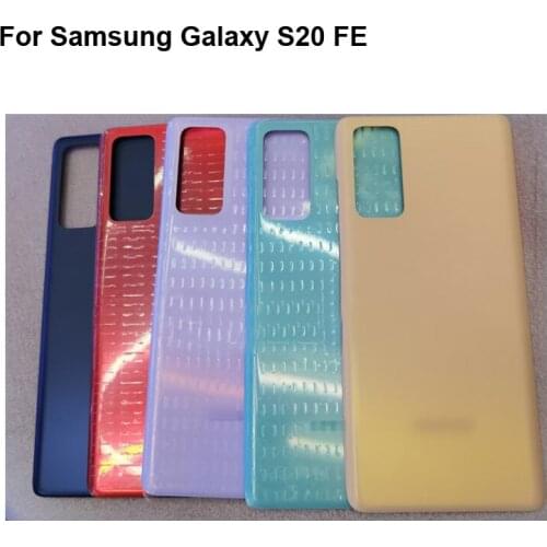 For Samsung Galaxy S20 FE Back Battery Cover Rear Door Housing case Rear Glass Repair parts For Samsung Galaxy S 20FE SM-G7810
