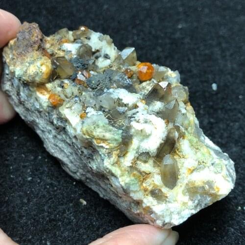 161.7g100% natural garnet mineral specimen stone decoration crystal healing energy geology teaching collection ornaments