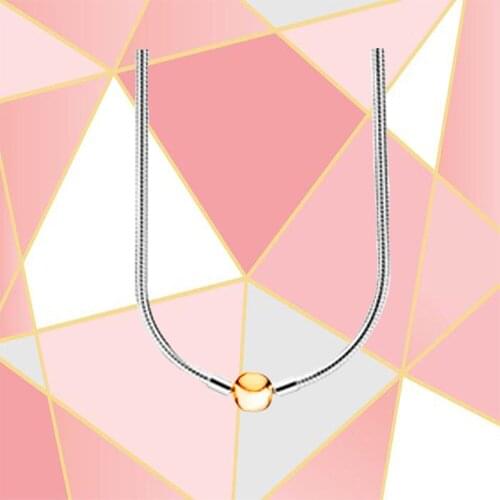 2021 High-quality New Product, Round Shape, Rose Gold, Gift, Simple Style, Fashion Jewelry, Shining Charm, DIY Necklace