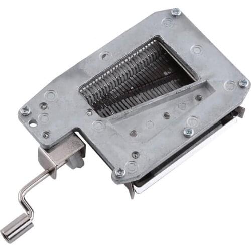 30 Note Mechanical Musical Box Tape Hand Crank Music Box Movement Part + Puncher With 3 Strips DIY Songs Perfect Gift Set HOT