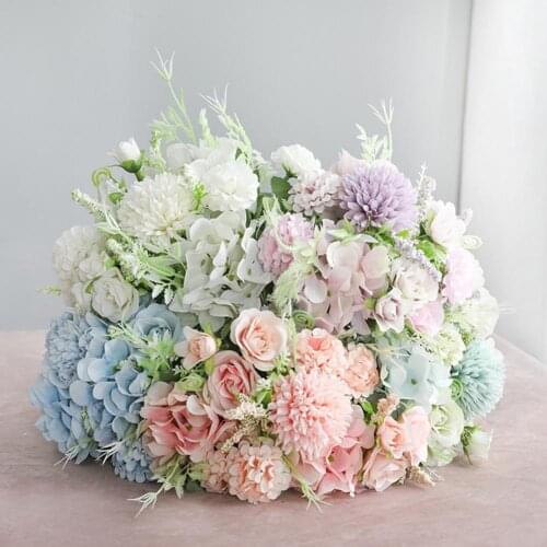 5 Colors Convenient Decorative 7 Heads Rose Artificial Flower Long Lasting Flower Display Handmade for Party