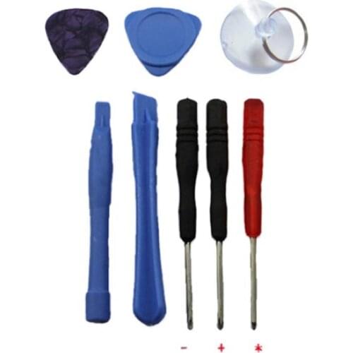 8in1 Repair Opening Pry Tool Screwdriver Sucker Kit Set for iPhone iPod Repair Tool Easy to Use Practical