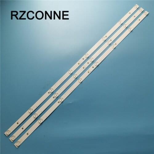 800mmx17mm 8leds Backlight Lamps LED Strips w/ Optical Lens Fliter for ZK43D08-ZC22AG-02