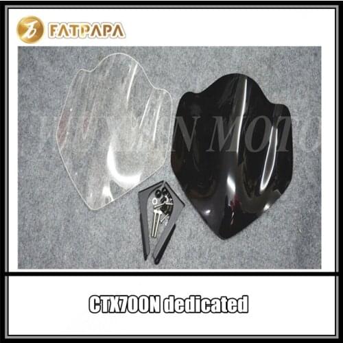 Motorcycle accessories Windshield for Honda CTX700 CTX700N 2014 2015 Dedicated