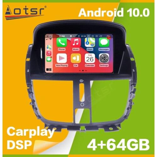 Android 10 PX5/PX6 Car Player GPS Navigation For Peugeot 207 2007-2014 Auto Radio Audio Stereo Multimedia Player Head Unit DSP