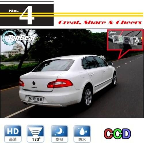 For Skoda Superb B6 Super b 3T MK2 Car Camera High Quality Rear View Back Up Camera For PAL / NTSC | CCD + RCA
