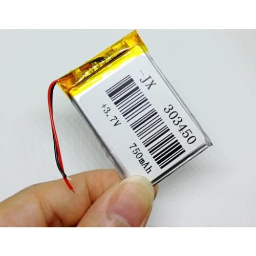 Traffic recorder battery 3.7V polymer lithium battery 303450 navigator MUSIC For MEIZU MP3 rechargeable
