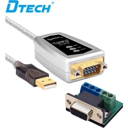 DTECH USB to RS422 RS485 Serial Port Converter Adapter Cable with FTDI Chip Supports Windows 10 8 7 XP Mac -1.5 Feet