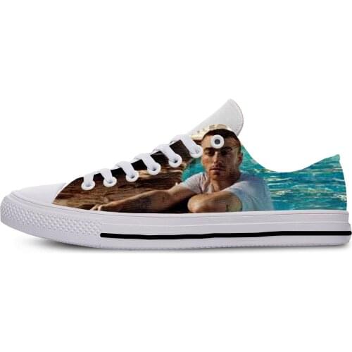 2019 Hot Cool Fashion Funny New Summer High Quality Sneakers Handiness Casual Shoes 3D Printed Pop Music For Men Women Sam Smith