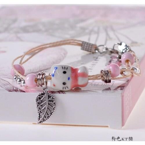 KUSDAKING Pink Bracelets