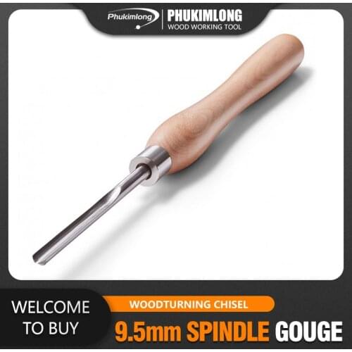 M2 HSS 9.5mm Spindle Gouge Wood Working Tools Wood Turning Chisel