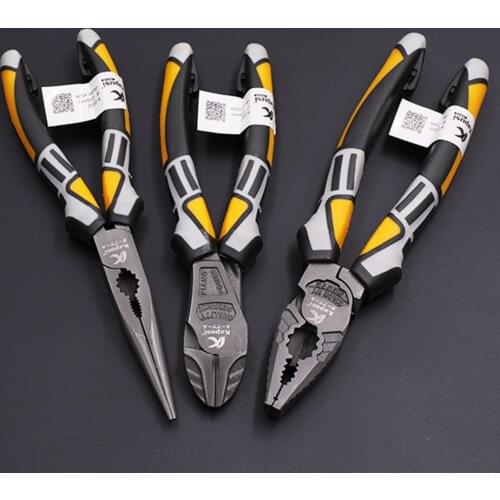 8'' Diagonal Plier Mini Pliers Professional Electrician Plier Chrome-Vanadium Steel Wire Cutter Stripping Crimping Tool