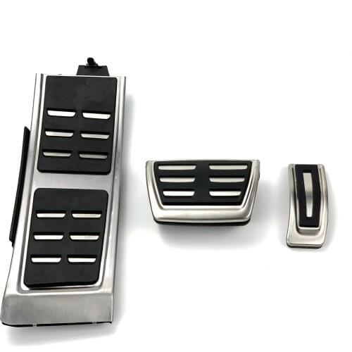 For Audi A8 S8 D4 4H 2011-2020 Accelerator Gas Brake Foot Rest Pedal Cover ad Plate Car Accessories