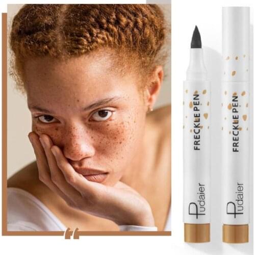 Natural Freckle Pen Long Lasting Waterproof Dot Spot Pen Create Effortless Sunkissed Makeup Soft Brown Freckle Pen Make Up TSLM1