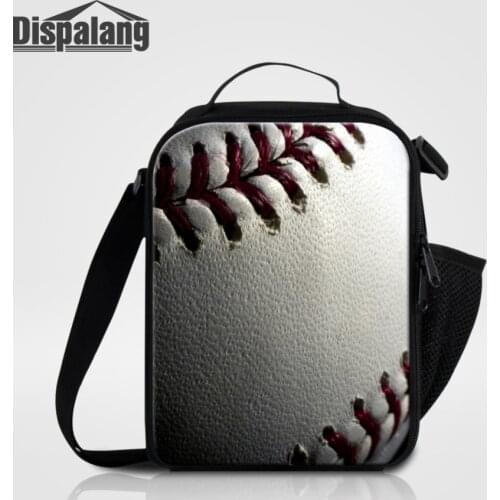 Dispalang Small Thermal Cooler Lunch Bag For Children Ball Print Multifunction Meal Storage Picnic Tote Bag Insulation Food Bag