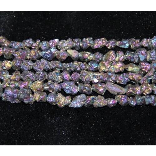 New Style Mystic Titanium Crystal Rainbow Quartz Crystal Gem Stone Loose Strands Jewelry Findings Accessories Necklace