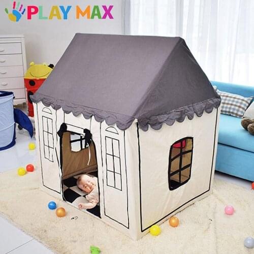 New Style KIDS Tent House Indoor Educational Toy Play House Canvas House Holiday Gift Customizable
