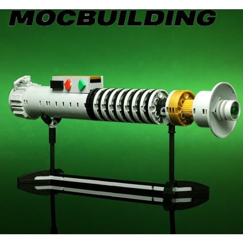 Space War Assembled Model DIY Building Block Toy Childrens Gift Star Plan Green Hero Lightsaber Building Block